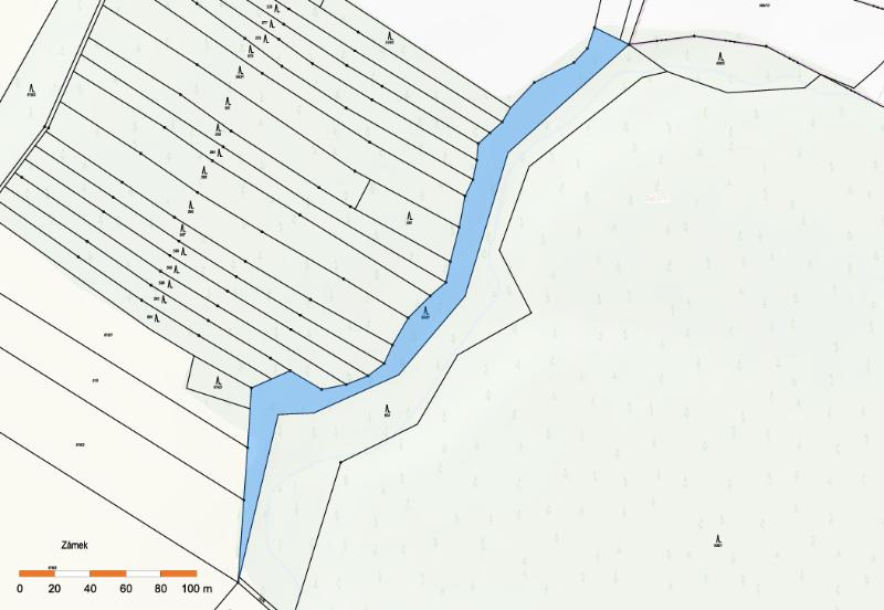 Prodej — Prodej pozemku v k.ú. Dolní Vilémovice S 543/25