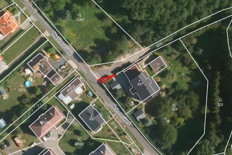 Prodej — pozemek p.č. 520 v k.ú. Cvikov ZRUŠENO