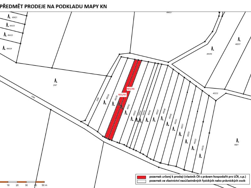 Prodej — Prodej pozemku v k.ú. Radkovice u Budče S 1321/25